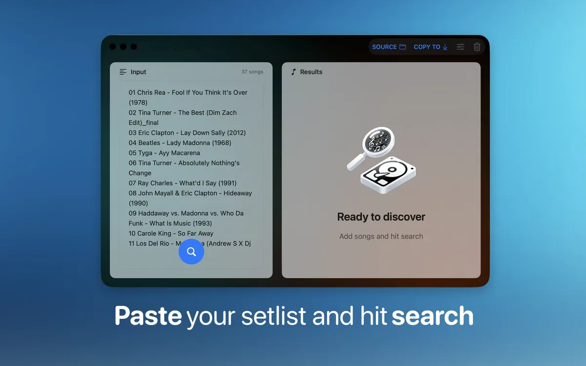 Music-Discovery Interface